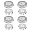 NAMUNY 4Pcs Replacement Shaver Blade Cutters for HQ3 HQ30/HQ32/HQ36/HQ300, Silver. 