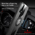 Lenuo For Realme X7 Case Luxury Bracket Ring Phone Case Soft TPU Leather Back Cover. 
