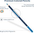 Water Based Pencil Colour /Finenolo 24 Colour Water Soluble Pencil Colour. 