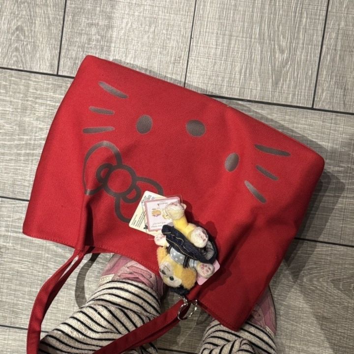Cute%20Cartoon%20Kitty%20Tote%20Bag%20Large%20Capacity%20Canvas%20Shoulder%20Bag%20Lightweight%20Solid%20Color%20Travel%20Printed%20Handbag%20-%20Image%204