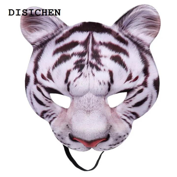DISICHEN%20Luxury%202022%20New%20Halloween%20Unisex%203D%20Tiger%20Pig%20Animal%20Half%20Face%20Eye%20Mask%20Festival%20Masquerade%20Party%20Fancy%20Cosplay%20Costume%20Decoration%20-%20Image%207