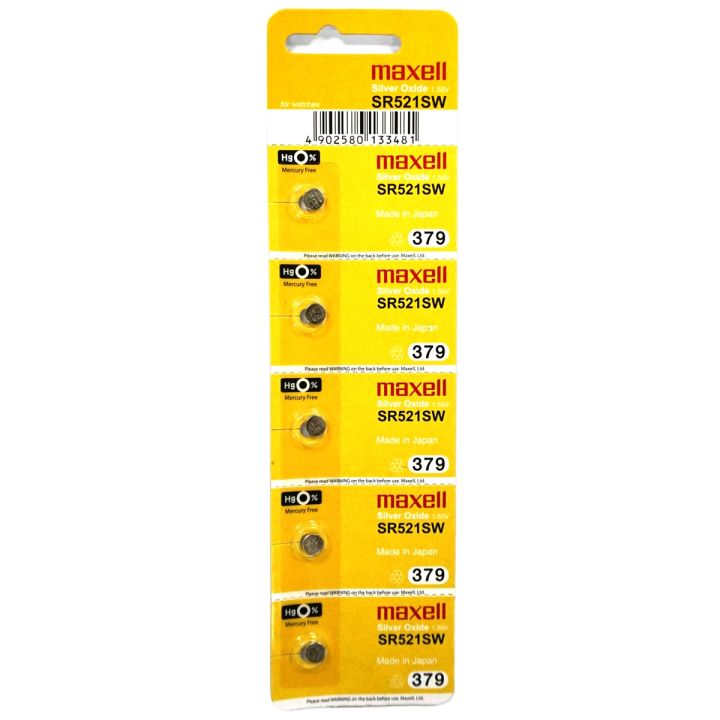 Maxell%20SR521SW%201.55V%20Mercury%20Free%20Silver%20Oxide%20Battery%20for%20Watch%20and%20Electronics%20-%20Image%203