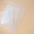 10Pcs Durable A4 A5 A6 A7 Notebook Divider Stationery Accessories Matte Inner Paper Separator Transparent PP Binder Organizer Baffle For Binder Planner. 