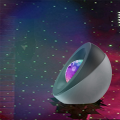 Convenient LED Starry Projector Night Light Galaxy Star Projector Bluetooth APP Night Lamp Projector, Gray. 