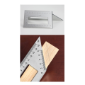 Multifunctional Square 45+90 Degree Gauge Angle Ruler T-Shaped Measuring Woodworking Ruler Tool. 