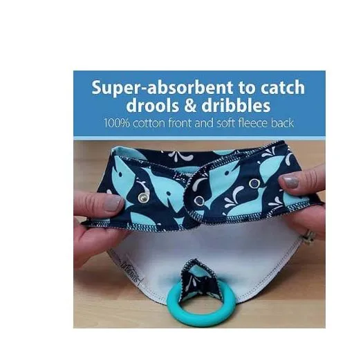 Dr%20Brown's%20Bandana%20Bib%20w/%20Teether,%201-Pack,%20Bees%20(yellow%20Teether)%20AC246-INTL%20-%20Image%204