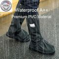 Rain Boot Shoe Cover with Zipper Rainproof , Dustproof, Waterproof Shoe Covers, Reusable & Foldable Rain Boot Shoe Cover with Zipper, Non-Slip, Reflector. 