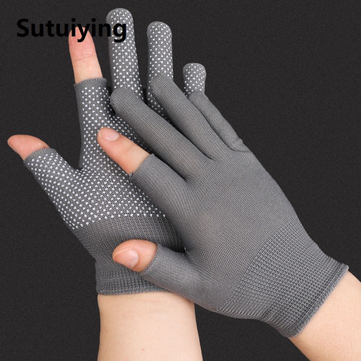 Sutuiying%201%20Pair%20Men%20Women%20Summer%20Outdoor%20Sport%20Anti-slip%20Sunscreen%20Half-finger%20Gloves%20/%20Breathable%20Fingerless%20Gloves%20-%20Image%206