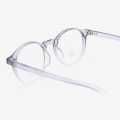Round Shape Plastic Frame Normal  Glasses For Unisex. 