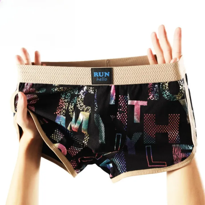 New%20Cotton%20Men's%20Underwear%20Printing%20Wholesale%20Mid-waist%20Large%20Size%20Breathable%20Boys%20Boxers%20D6598%20-%20Image%202