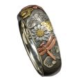 Fashion Ring Sunflower Unisex Dragonfly Jewelry Ring. 