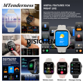 DISICHEN MTenderness Watch Smart Track GPS Bluetooth Sport + 1000mAh Men's SE Watch Smart Ultra2 Women's AMOLED Heart Rate 100 Call Waterproof Apple Portable. 