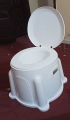 Portable Toilet | Pan Toilet to Western Convertor | Toilet Commode for patients | Commode chair | Portable Toilet Seat for Adult, Sick, Handicap People (PORTABLE COMMODE). 