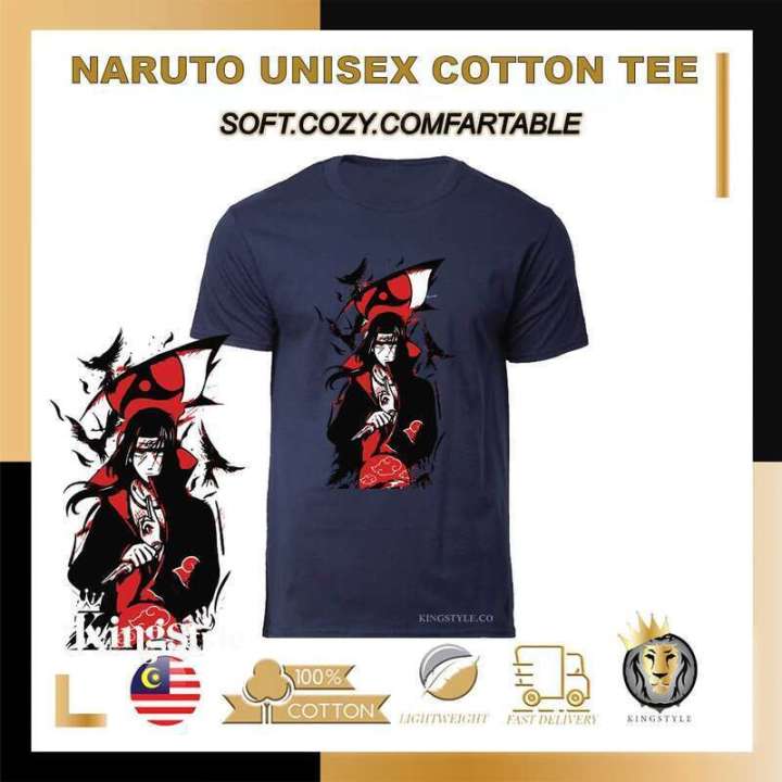 Korea%20Promosi%20Murah%20NARUTO%2035%20ITACHI%20TShirt%20100%25%20Cotton%20Unisex%20Short%20Sleeve%20Bu%20Men%20Women%20Ready%20Stock%20COD%20-%20Image%203