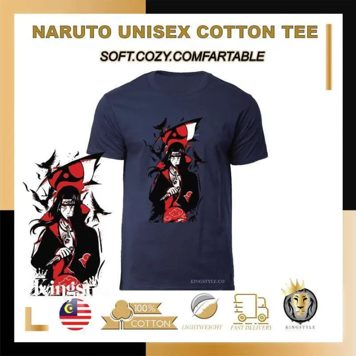 Korea%20Promosi%20Murah%20NARUTO%2035%20ITACHI%20TShirt%20100%25%20Cotton%20Unisex%20Short%20Sleeve%20Bu%20Men%20Women%20Ready%20Stock%20COD%20-%20Image%203