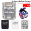 GC2SD Card Adapter for Micro SD Plug and Play Professional Memory Card Reader for GameCube Wii Game Consoles Accessories. 