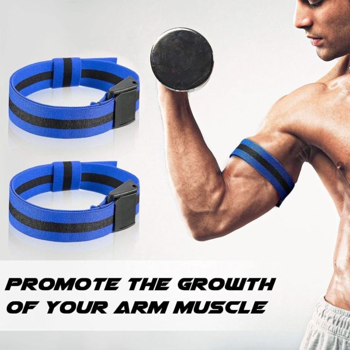 Men And Women Adjustable Occlusion Training Bands Arm Wraps Fast Muscle ...
