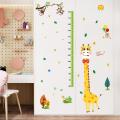 Giraffe Growth Chart Height Measure Wall Sticker 150cm(H) x 102cm(W). 