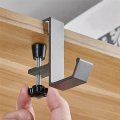 ARELENE 5 Pcs Single-Layer Locking Table Hook Student Bag Hook Office Desk Mobile Bag Hook Desk Side Table Hook White. 