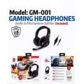 GM-001 AKZ Gaming Headphones With Mic Stereo Game Headset 3.5MM Wired Headband DTS Headphones:X V2.0 360 Vibration Sound. 