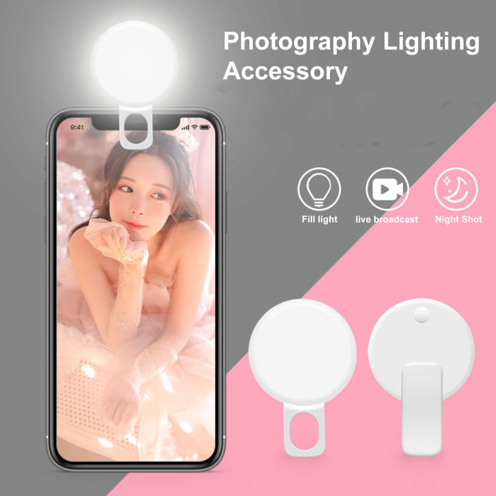 Portable%20LED%20Selfie%20Flash%20Fill%20Light%203%20Adjustable%20Mode%2020%20Beads%20Easy%20Clip-On%20Brighten%20Live%20Beauty%20Fill%20Light%20-%20Image%203