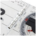 Foldable Navigation Camping Baseplate Compass Ruler Map. 