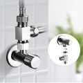 Brass 3 Way Water Diverter Installation Bathroom Valve Connector. 