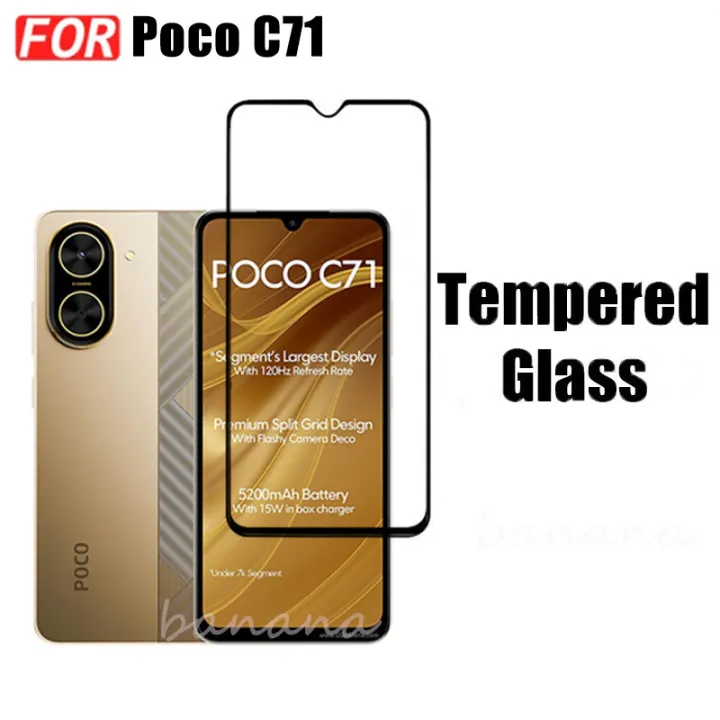 Poco%20C71%20Magnetic%20Sticker%20Shockproof%20Clear%20Phone%20Case%20for%20Poco%20C61%20C65%20C75%20Anti%20Blue%20Light%20Ray%20Tempered%20Glass%20-%20Image%207