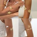 Enacolor Vacation Elegant Gold Metal Pearl Starfish Opening Armband Bangles for Women Girl Arm Chain Accessories Ocean Beach Jewelry New. 