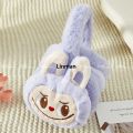 New 1Pcs Labubu Rabbit Plush Earmuffs Cute Girls Warm Ear Muffs Retractable Frostproof Earmuffs Students Adults Children Can Use. 