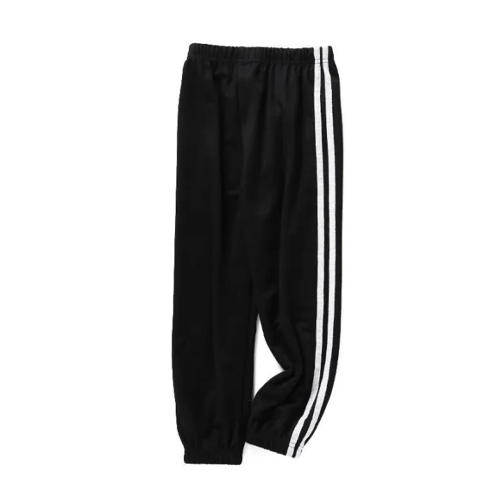 Girls'%20clothing%20wholesale%20children's%20ice%20silk%20mosquito%20repellent%20pants%20summer%20thin%20boys'%20trousers%20primary%20school%20uniform%20pants%20two%20bars%20-%20Image%205