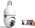Security Bulb Camera 360-Degree Motion Detection 1080p WiFi Smart Home Surveillance CCTV. 