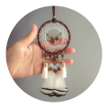 Dream Catcher Feather Car Mirror Hanging Spare Parts Rear View Mirror Accessories for Aesthetic Decorations Ornament. 