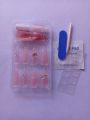 24 Pieces Press On Nails With Mini Manicure Set (Fake Nail For Party Wear / Artificial Nail For Birthday Gift Ever). 