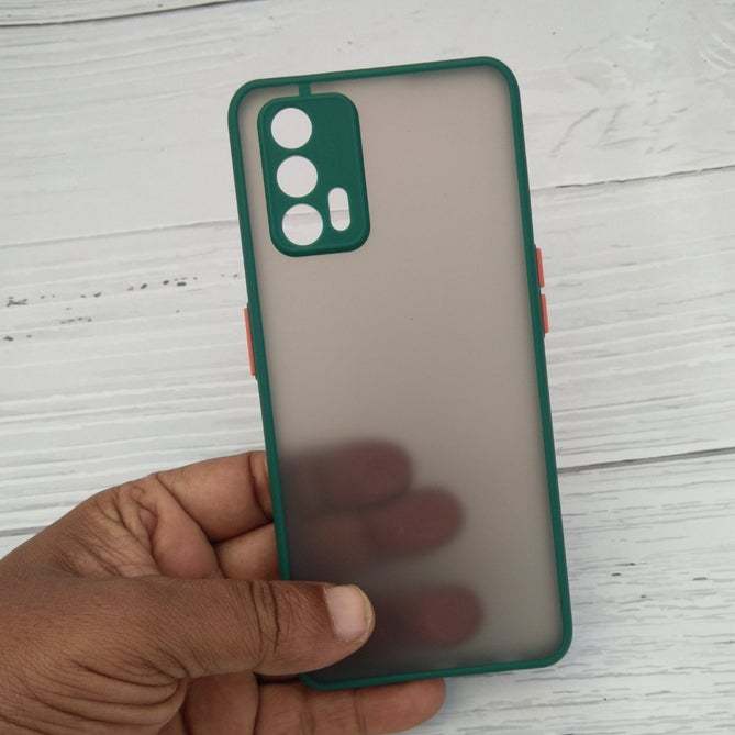 Back Case For Realme X7 Max (5G)/ GT - Camera Protection Phone Frosted Smoke Mobile Cover