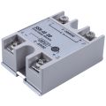 fasdaga 5X Single Phase Solid State Relay DC-DC SSR-40DD 40A DC3-32V DC5-60V White+Silver. 