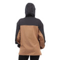 Black and Brown Color Single Layer Windcheater for Women. 