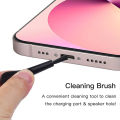 Cizzy 66PCS Mobile Phone Speaker Charging Port Cleaning Set Dust Plug for iPhone 15 14 13 Samsung Xiaomi Earphones Cleaner Kit Brush. 