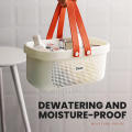 Waterproof Portable shower basket Versatile Lightweight Portable Plastic bathroom organizer Plastic Durable Drawer storage box for Camping Dormitories Gymnasiums Travel College students. 