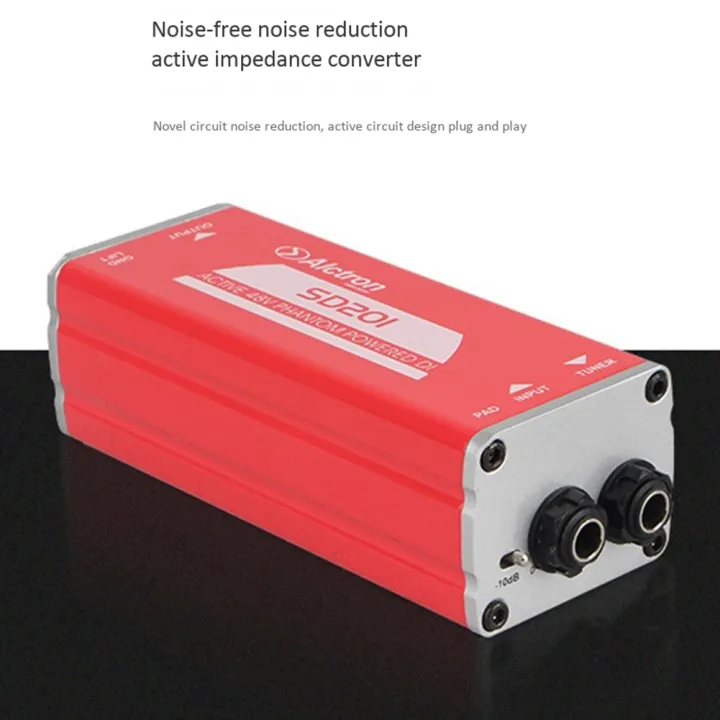 2X%20SD201%20Active%20DI%20Box%20Impedance%20Transformation%20DIBOX%20Professional%20Stage%20Effects%20Direct%20Connect%20Box%20-%20Image%202