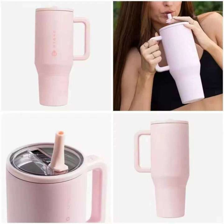 32OZ/40OZ%20HydroJug%20Tumbler%20Traveler%20Straw%20Lid%20Stainless%20Steel%20Vacuum%20Insulated%20Car%20Mug%20Double%20Wall%20Thermal%20Iced%20Travel%20-%20Image%203