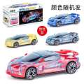 Universal electric racing model toy car with 3D Music light little boy toy car stall hot sale. 
