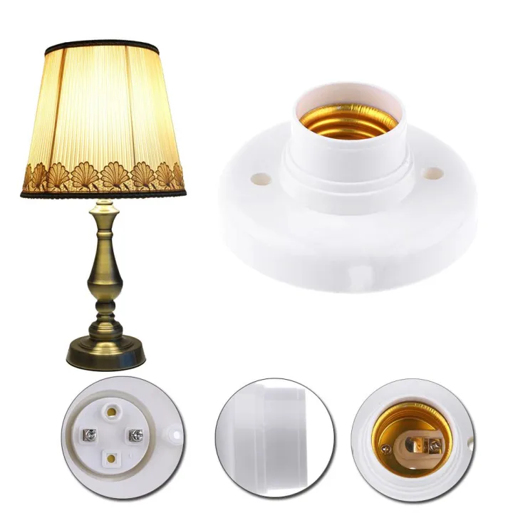 1/5PCS%20Bulb%20Parts%20Plastic%20Lamp%20Accessory%20Bulb%20Holder%20Round%20Socket%20E27%20Lamp%20Base%20Screw%20Light%20-%20Image%207
