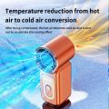 Portable High Speed Handheld Turbo Fan 199 Adjustable Gears Adjustable Speeds Mini Fan Rechargeable LED Display Small Electric Fan Summer Cooling. 