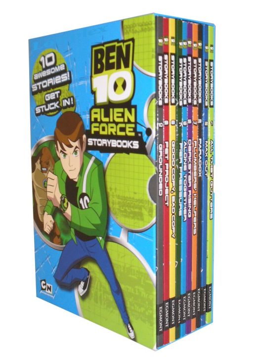 Ben 10 Alien Force Story Books (Box Set Of Ten Awesome Stories)
