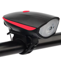 USB Rechargable Ultra Bright Bike Light Set With Horn | Rechargeable Bike Light For Safety Night Riding ( Multicolor). 
