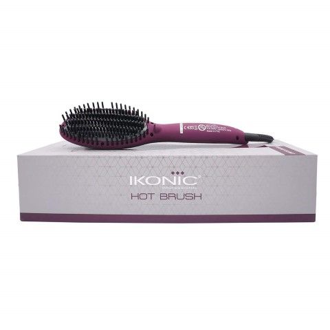 Ikonic%20Professional%20Hot%20Brush%20-%20Hair%20Straightener%20(%20Burgundy%20)%20-%20Image%202