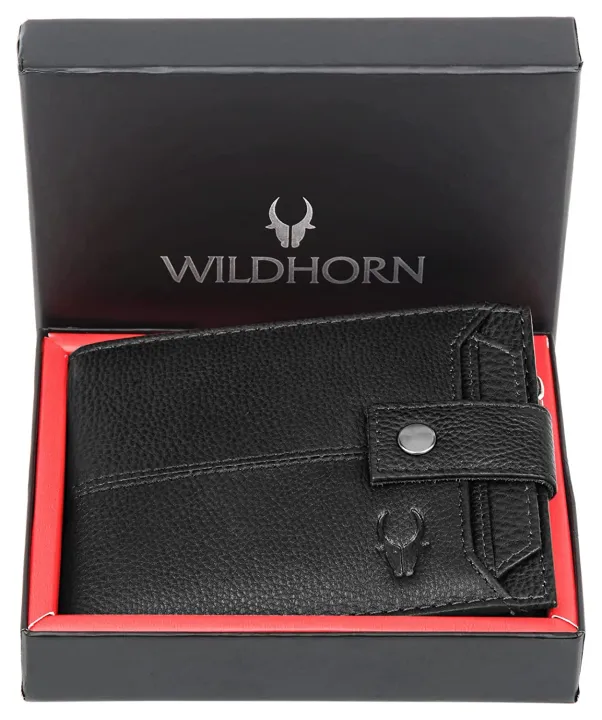 WILDHORN%20Nepal%20Top%20Grain%20100%25%20Genuine%20Leather%20Wallet%20for%20Men%20with%20RFID%20Blocking%20and%20Zip%20Wallet%20with%209%20Card%20Slots%20and%202%20ID%20Slots%20(WH%202084)%20-%20Image%202