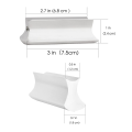 ARELENE 2X Guitar Slide Metal Steel Tone-Bar,with Celluloid and Stainless Steel Metal Thumb & Finger Picks Plectrums. 