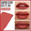 Maybelline New York Super Stay Matte Ink Liquid Lipstick | 130 Self Starter | Made In USA. 